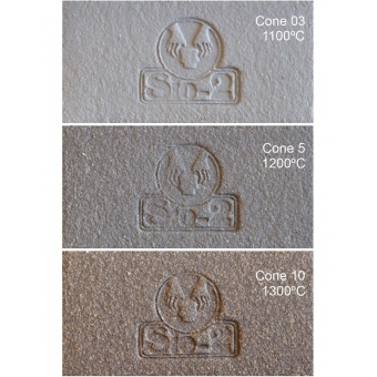SIO-2® Zumaia Grey Sculpture Clay with Fine Grog, 27.6 lb